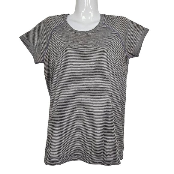 Lululemon Swiftly Sweat Life Crushed the Distance Short Sleeve Top Size 12 - Picture 1 of 10
